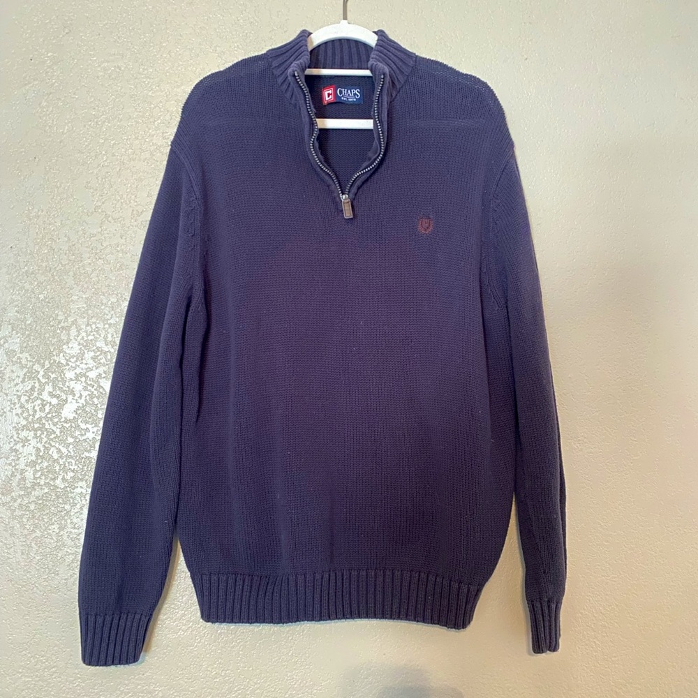 Chaps • navy men’s sweater pullover XL